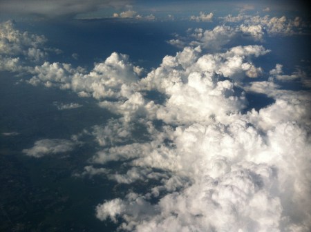 clouds above view 036